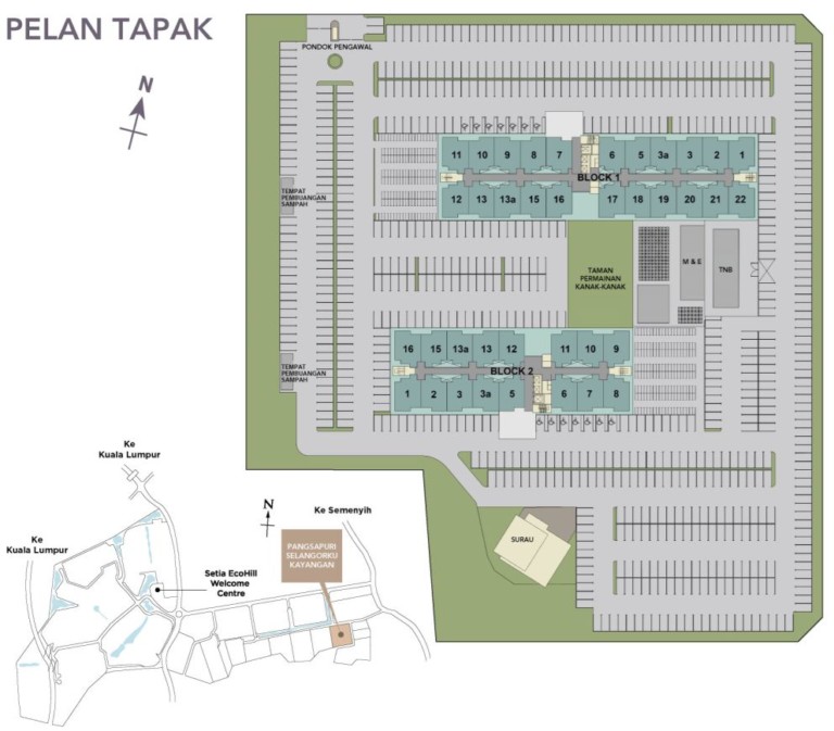 Pangsapuri Selangorku Kayangan, Setia Ecohill Semenyih  Rumah